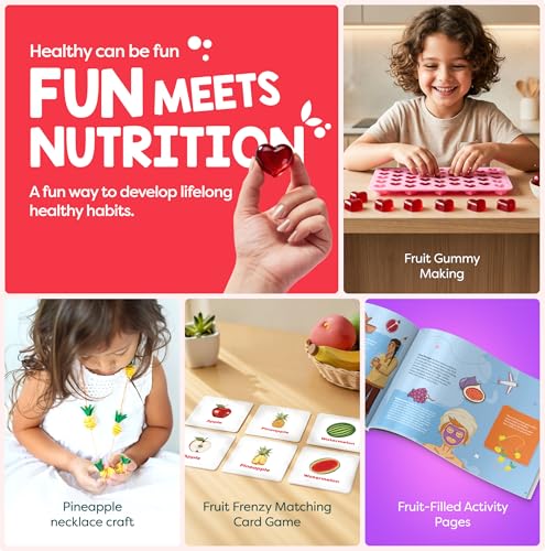 Baketivity Fantastic Fruit STEM Nutrition Kit Birthday Gift for Kids - color: 4-fantastic Fruit