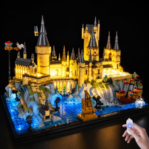BrickSoul Light Kit for LEGO Hogwarts Castle and Grounds 76419, Lights Only - size: 76419 Upgrade Light Kit