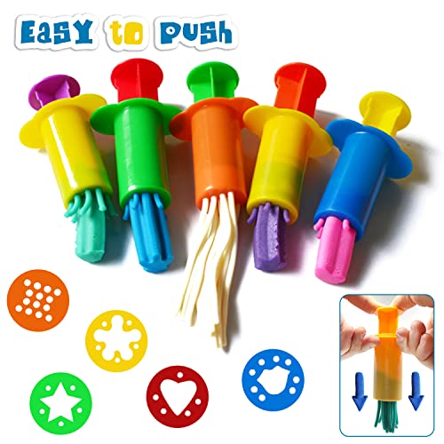 Assorted Designs Dough Extruders Set - Set of 10 - style: 10 Dough Extruders Set