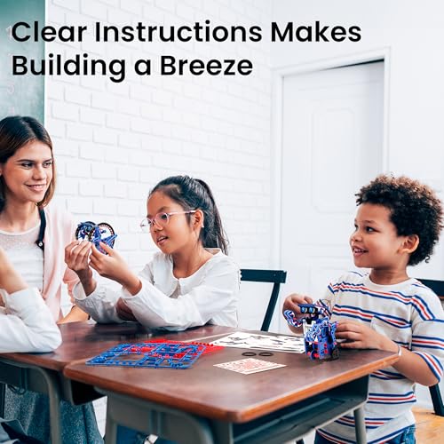Bundle - 2 Items: Sillbird Solar Robot Toys & Robot Building Kit with Remote Control, Coding Christmas STEM Technic Toys for Birthday, DIY Science Educational Robotic Toys for Kids Teens