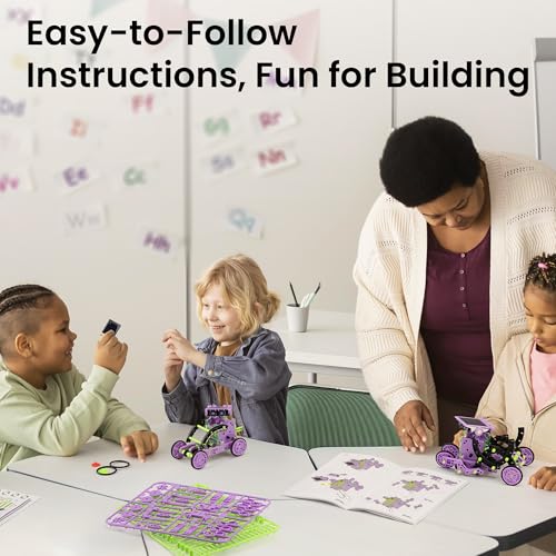 Sillbird Bundle - 2 Items Robot Building Kit with Remote Control & Solar Robotic Toy Christmas STEM Gifts for Kids Boys Ages 8-14, DIY Science Educational Set