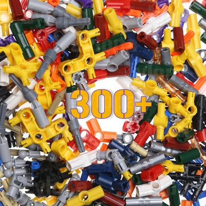 370 Pcs Technic-parts Pin Set Wheels-Axles-Pneumatic-ball and socket jonts
