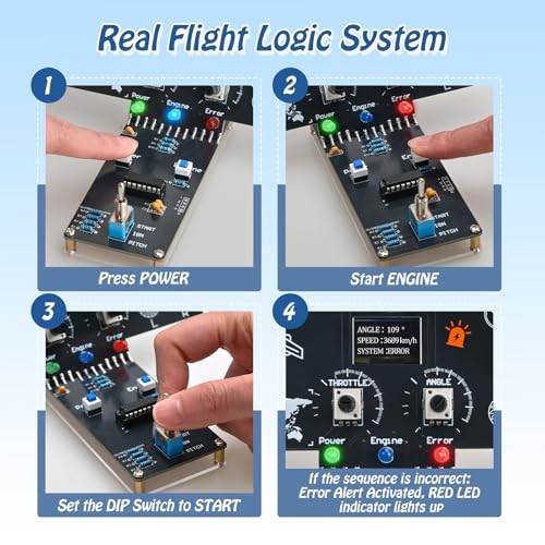 PEMENOL Flight Simulator Soldering Project Kit