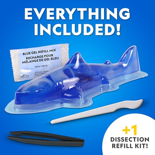 National Geographic Glow-in-the-Dark Shark Dissection Kit for Kids - style: Shark Dissection Kit