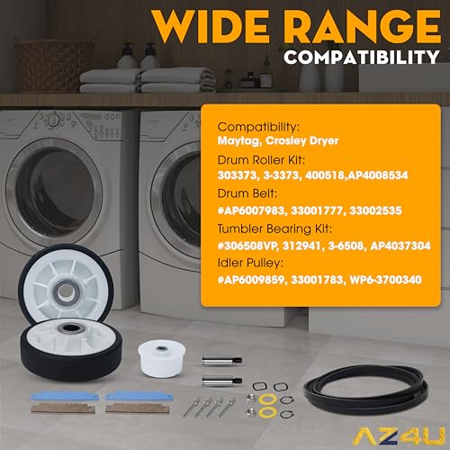 AZ4U Dryer Repair Kit For Maytag Neptune MDE6000AYW MDE5500AYW