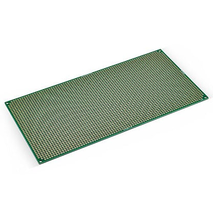 Double Sided ENIG Perf Board, PCB Board, Electronic Circuit Board for DIY Prototype Circuit, FR4, Plated Through Hole Solder Prototype Board, ST-PERF (4" x 8") - style: 4" x 8"