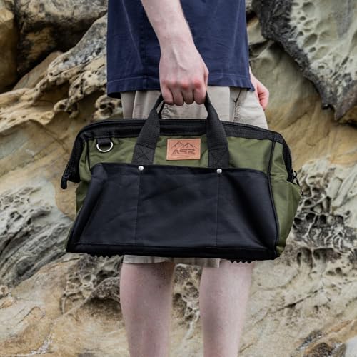 ASR Outdoor 40pc Beginner Geology Rockhounding Equipment Kit for Gems, Geodes and Fossil Hunting - size: Basic 40pc