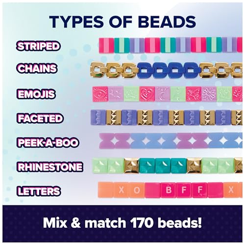 Cool Maker, PopStyle Bracelet Making Kit with 170 Beads, Make & Remake 10 (Packaging May Vary), Arts and Crafts Jewelry Kit, Kids Toys for Ages 7 and up - style: PopStyle Bracelet Maker