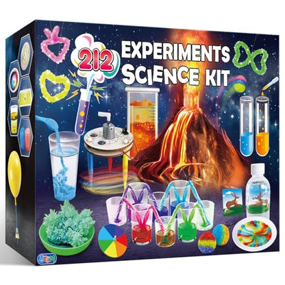 UNGLINGA Science Kit for Kids with 212 Easy Experiments - style: Science Kit with 212 Experiments