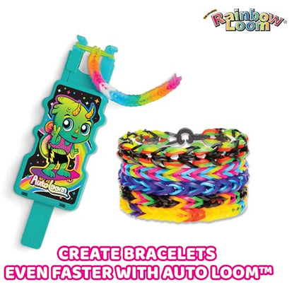 Rainbow Loom 11,000 Neon Bands AutoLoom Refill Mega Pack & Jewelry Kit