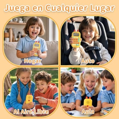 alilo Math Games for Kids Ages 5-12, Portable Spanish Math Toys for Travel - color: Yellow-spanish