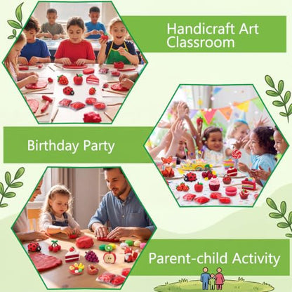 Air Dry Clay Bulk, Modeling Clay for Kids, 100 Pcs, Red - color: Red