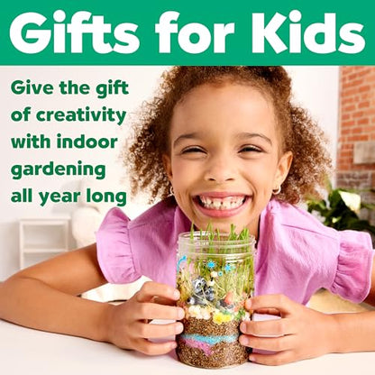 Creativity for Kids Grow 'N Glow Terrarium Kit - Educational Science Kits | Screen Free Summer Fun Activities | Gifts for Boys and Girls | Craft and STEM Projects (Ages 6+) - style: Racoon