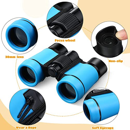 Yunsailing 6 Pcs Binoculars for Kids for Age 3-12 Years - color: Cute Colors