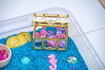 Mermaid Sensory Bin Kit for Kids - style: Mermaid Sensory Bin Kit