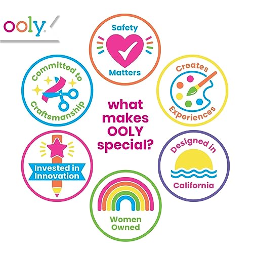Ooly DIY Origami Fortune Teller Kit, Cootie Catcher, 24 Designs & Stickers - color: Fortune Tellers Kit
