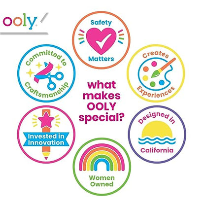 Ooly DIY Origami Fortune Teller Kit, Cootie Catcher, 24 Designs & Stickers - color: Fortune Tellers Kit