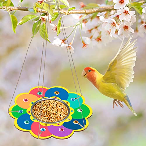 Fennoral 4 Pack Bird Feeder Kits for Kids DIY to Paint Bird Feeders Craft - color: Bird Feeder+Paint
