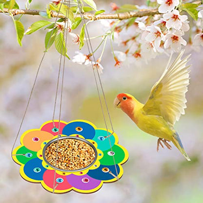 Fennoral 4 Pack Bird Feeder Kits for Kids DIY to Paint Bird Feeders Craft - color: Bird Feeder+Paint