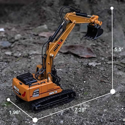 Gemini&Genius Tracked Excavator Construction Vehicle Toy, Small‑Size Digger - color: 1:60 Digger