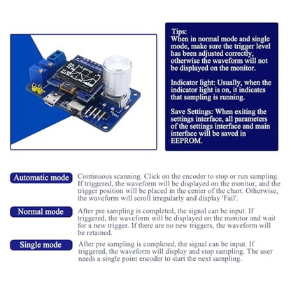 Mini Digital Oscilloscope Soldering Practice Kit Portable Electronic DIY Learning Tool for Electronics Enthusiasts