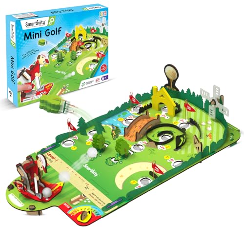 Smartivity DIY Mini Golf STEM Kit for Kids 6-12 Years - style: Mini Golf