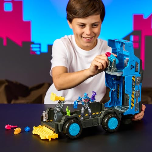 MRBEAST LAB Hybrids Mobile Battle Lab, MEGA-TECH Hybrid Figure, Toy Vehicle