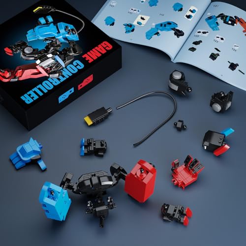 DRZYJ Building Block Set, Classic Game Controller Mech Robot Building Kit, Birthday Party Decorations Supplies, Gifts for Kids Adults (418 Pieces)