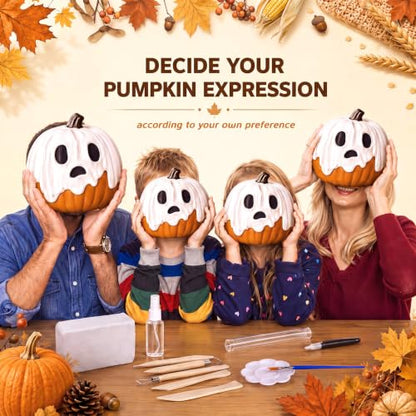 Halloween Air Dry Clay Ghost Pumpkin DIY Crafting Kit