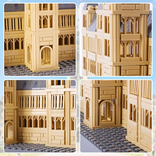 Oichy Parliament Hill Model Building Kits, World Famous Architectural Building Blocks Set, Ottawa Parliament Toy Set for Adults and Kids(608 PCS) - color: Parliament Buildings