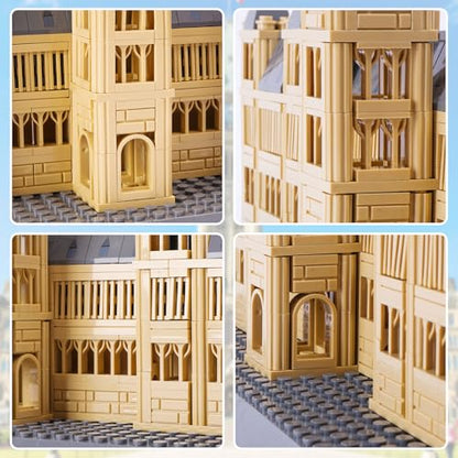 Oichy Parliament Hill Model Building Kits, World Famous Architectural Building Blocks Set, Ottawa Parliament Toy Set for Adults and Kids(608 PCS) - color: Parliament Buildings