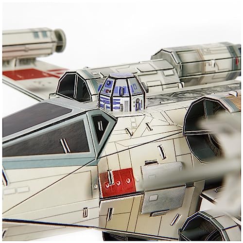 4D Build Star Wars T-65 X-Wing Starfighter 3D Puzzle Model Kit for Adults - style: T-65 X-Wing Starfighter 160 pcs