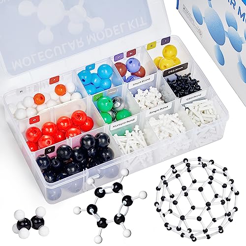 JoyCat 404-Piece Molecular Model Kit for Organic and Inorganic Chemistry - style: 404 Pieces