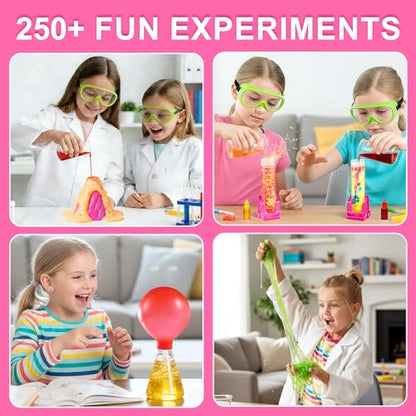 Girls Science Kit for Kids 250+Science Experiments Stem Toy Learning - style: Ultimate Science Kit