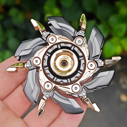 T-Conceal EDC Fidget Slider Spinning Stress Relief Adults Magnet Metal Toys - color: Gray Gold
