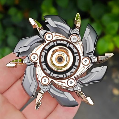 T-Conceal EDC Fidget Slider Spinning Stress Relief Adults Magnet Metal Toys - color: Gray Gold