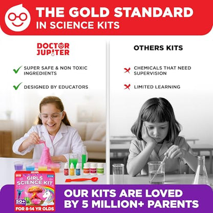 Doctor Jupiter Girls' Ultimate Science Experiments Kit for Kids Ages 8+ - style: Girls' Ultimate Science Kit Starter: 8+