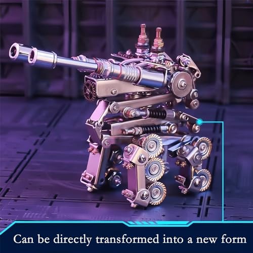 3D Metal Puzzle for Adults,Tank Puzzle Building Set，3D Metal Model Kit, Brain Teaser Puzzles DIY Assembling for Stress Relief - High end Men's Gift - style: Punk