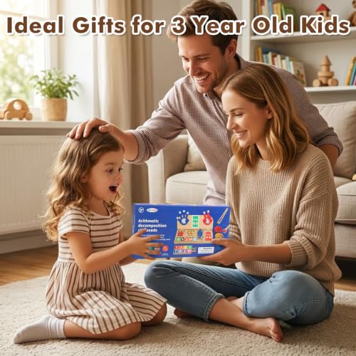 Math Manipulatives Montessori Toys for 3 Year Old Preschool Educational Toy