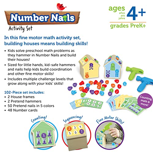 Learning Resources Number Nails Activity Set