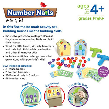 Learning Resources Number Nails Activity Set