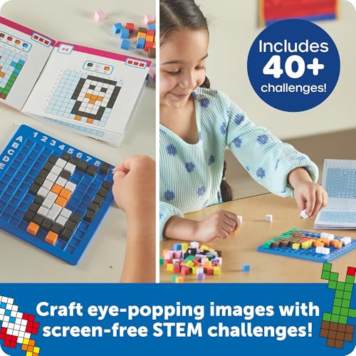 Learning Resources Pixel Art Challenge The Original STEM Pixel Art
