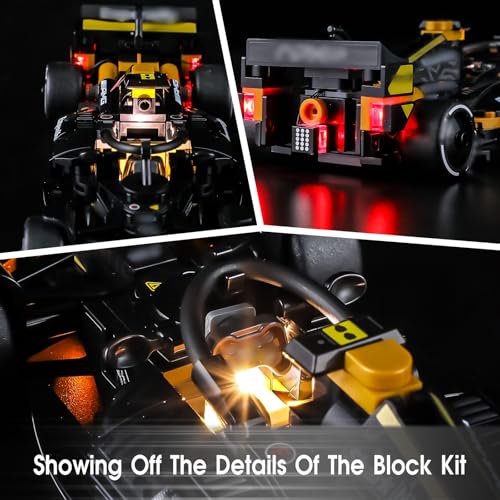 LED Light for Lego 77252 APXGP Team Race Car from F1 The Movie Set, Light Kit Compatible with Lego 77252 Building Blocks Model, Not Included The Model Set - style: Modern