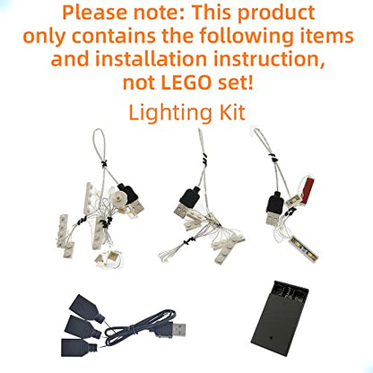 GEAMENT LED Light Kit for The White House - Compatible with Lego Architecture Collection 21054 Building Blocks Model (Model Set Not Included) - style: For 21054