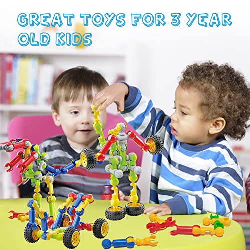 Building Toys for Kids Ages 4-8, STEM Toys for 3 4 5 6 7+ Year Old Boy Gift - style: 170pcs