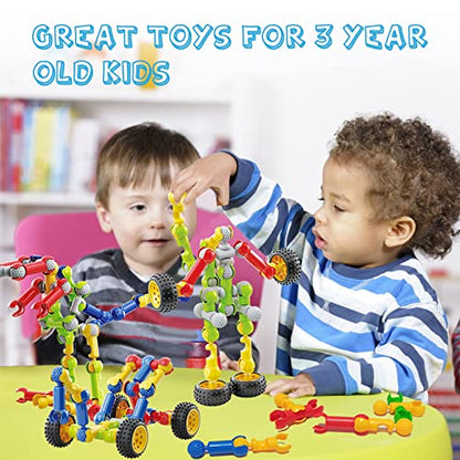 Building Toys for Kids Ages 4-8, STEM Toys for 3 4 5 6 7+ Year Old Boy Gift - style: 170pcs