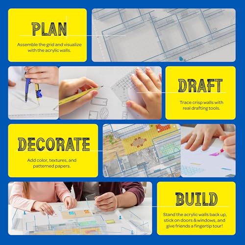 Architecture Kit for Kids - Architect Home Model Kit - Girls & Boys Gifts