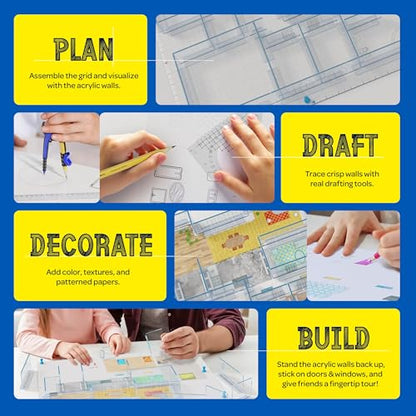 Architecture Kit for Kids - Architect Home Model Kit - Girls & Boys Gifts