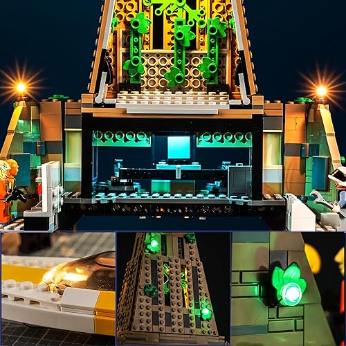 BrickBling LED Light Compatible with Lego Yavin 4 Rebel Base 75365 Building Set(Building Not Included), Remote Control Version Lighting Compatible with Lego 75365 - style: RC Version Light