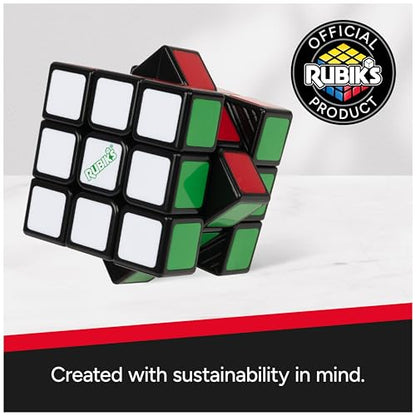 Rubik's Cube Re-Cube 3x3 Eco-Friendly Puzzle Cube & Brain Teaser Fidget Toy - style: 100% Recycled Plastic, Rubik's 3x3